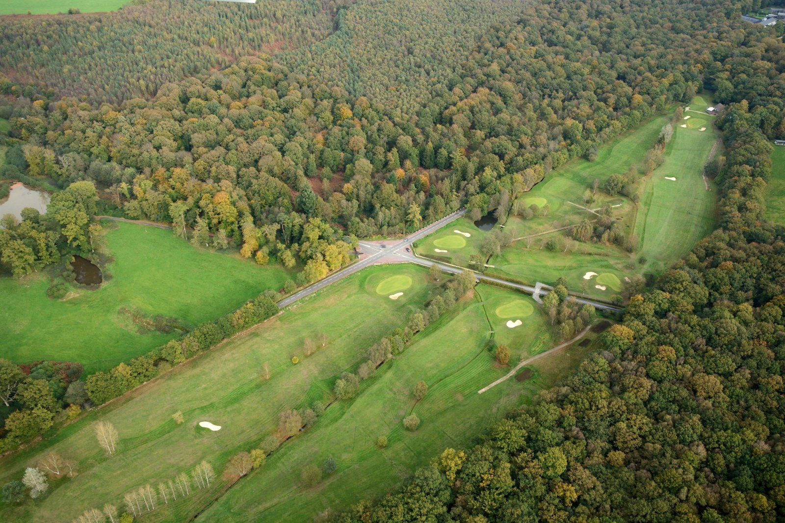 Golf du Bief - Fairway et green du parcours