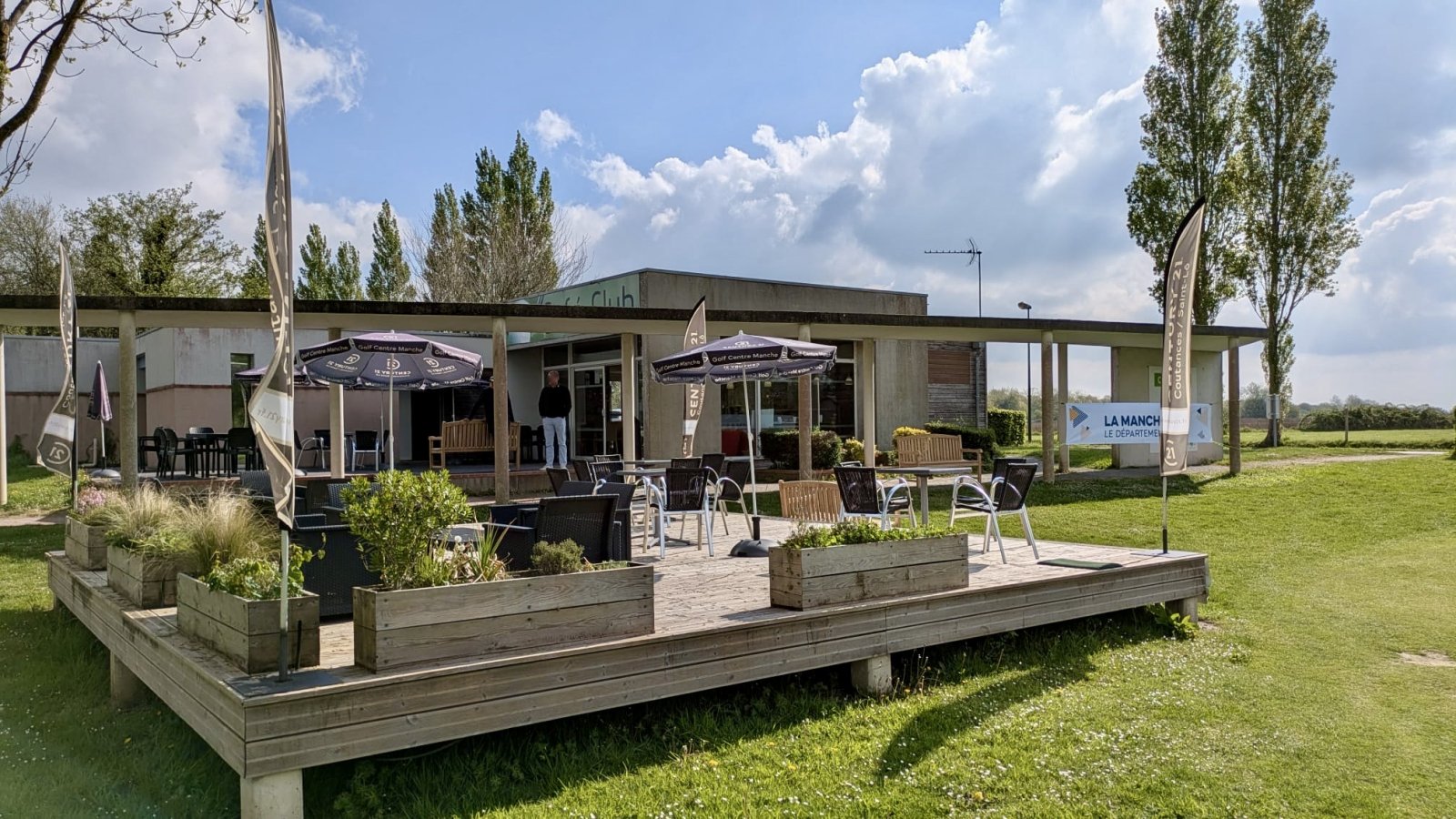 Golf Golf Centre Manche à Centre Manche - Vue aérienne du parcours