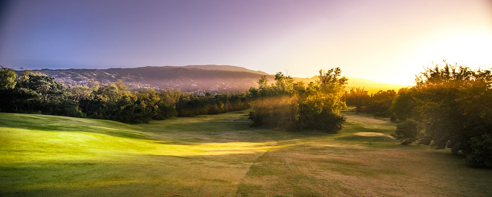 Golf de Bourbon la Réunion - Panorama du parcours de golf