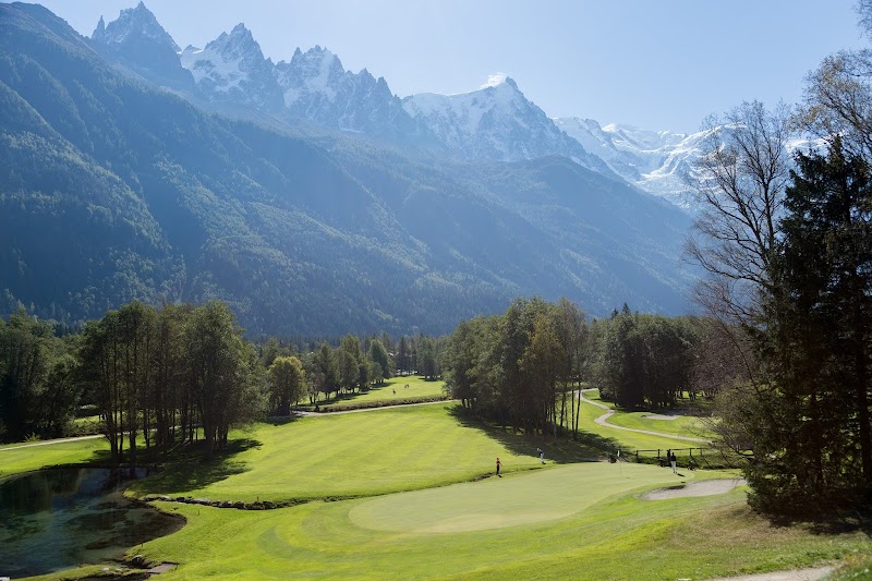 Golf Golf Club de Chamonix à Chamonix - Vue aérienne du parcours