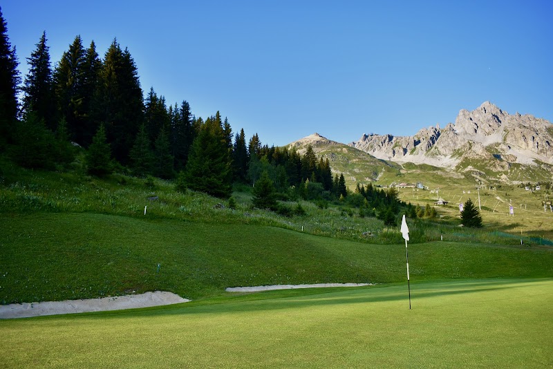 Golf Club de Courchevel - Green et bunkers