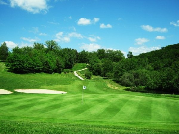Golf Club Devezac Aurillac - Green et bunkers