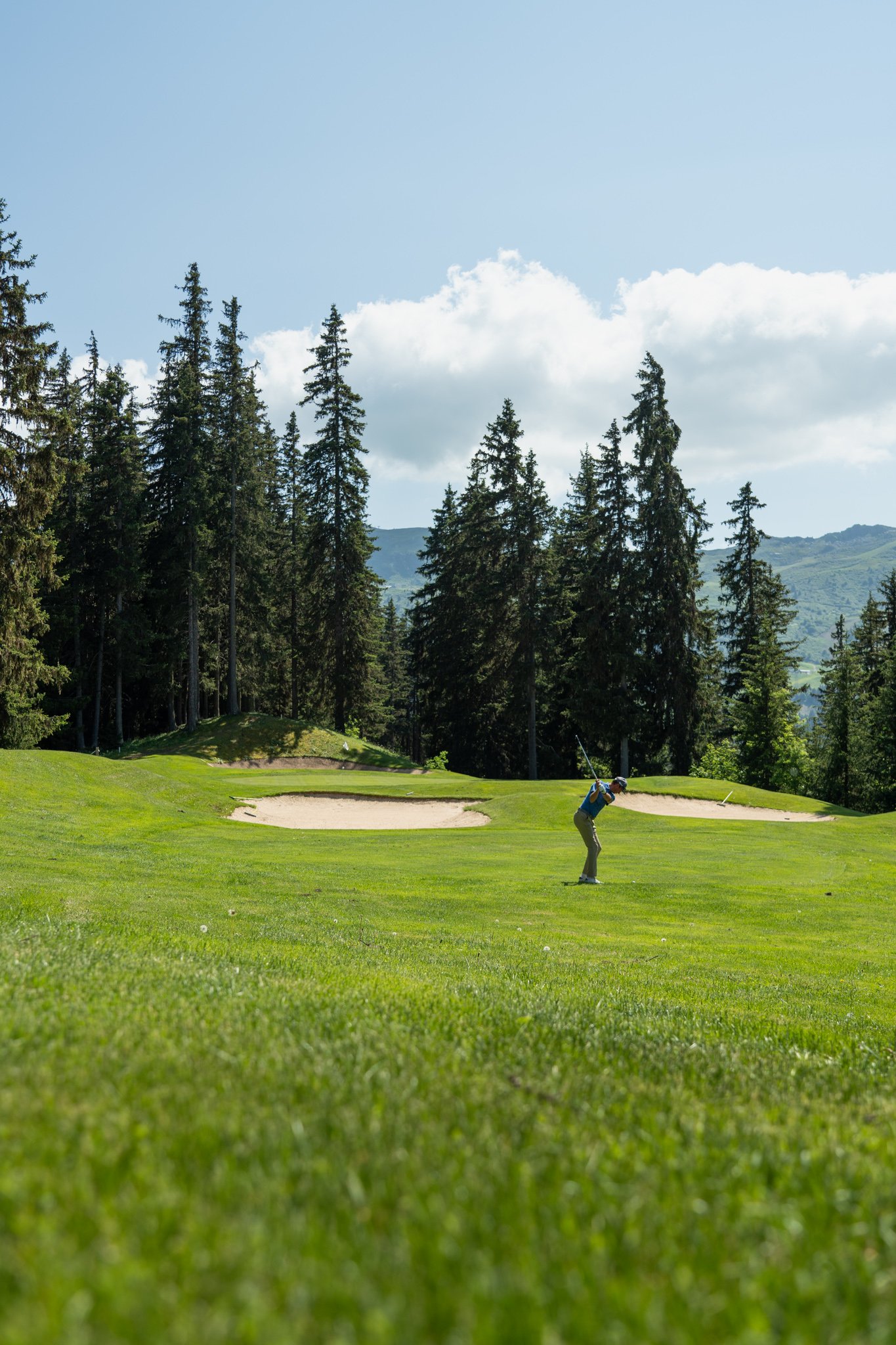 Golf Club Méribel - Panorama du parcours de golf