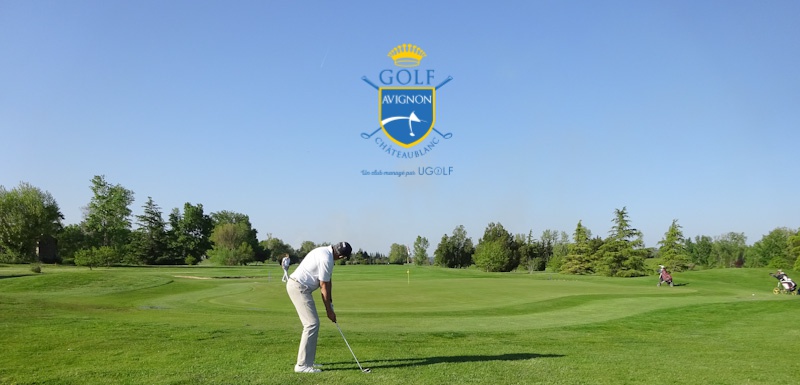 Golf Golf d'Avignon Châteaublanc à Avignon Châteaublanc - Vue aérienne du parcours