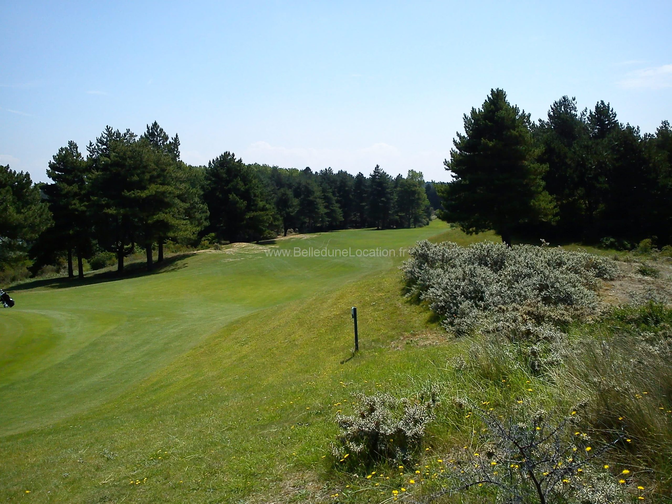 Golf de Belle Dune - Fairway et green du parcours