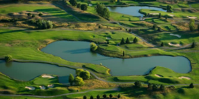 Golf de Castres Gourjade - Green et bunkers