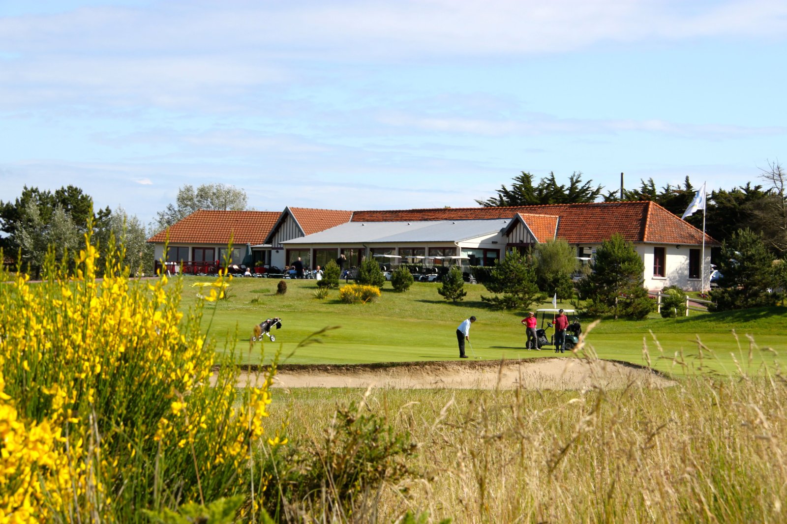 Golf de Coutainville - Fairway et green du parcours
