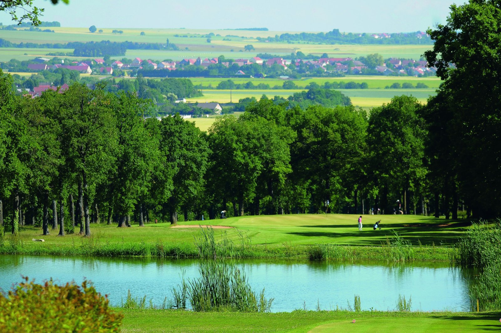 Golf de Dijon Bourgogne - Fairway et green du parcours