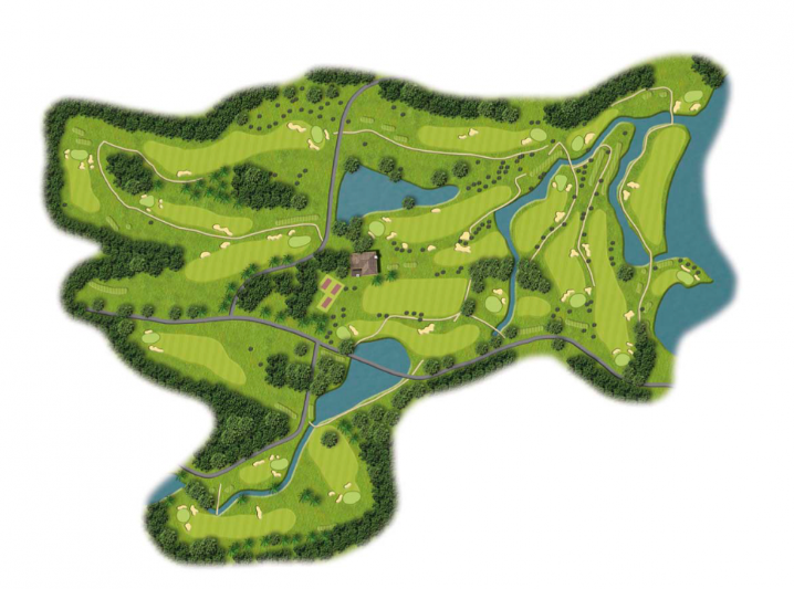 Golf de la Martinique l’Espérance - Green et bunkers