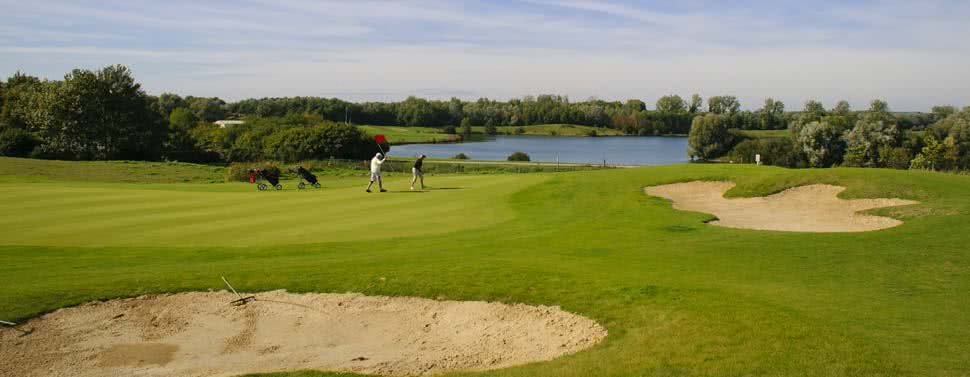 Golf de la Poudrerie - Green et bunkers