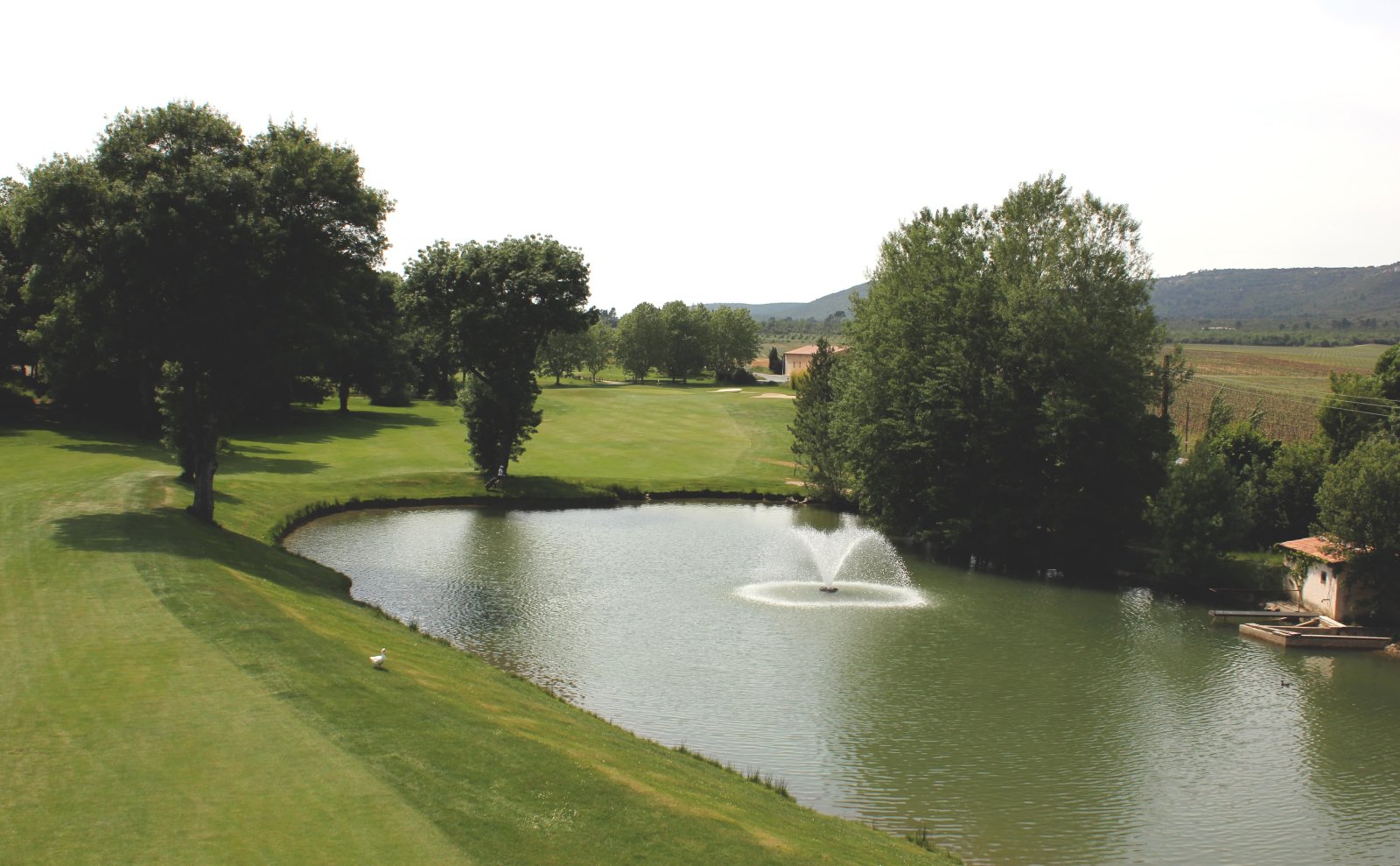 Golf de la sainte Baume - Fairway et green du parcours
