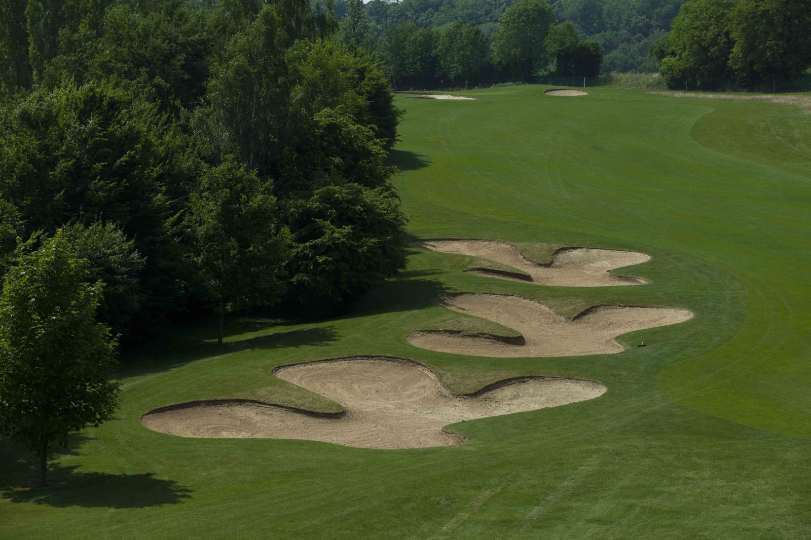 Golf Blue Green l’Ailette - Fairway et green du parcours