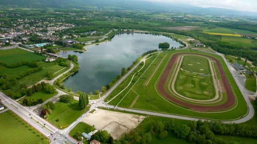 Golf de l’Hippodrome - Fairway et green du parcours