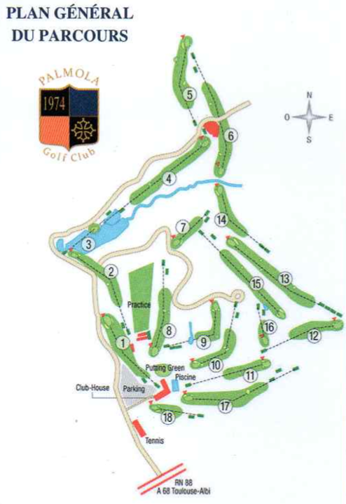 Golf Golf de Toulouse Palmola à Buzet-sur-Tarn