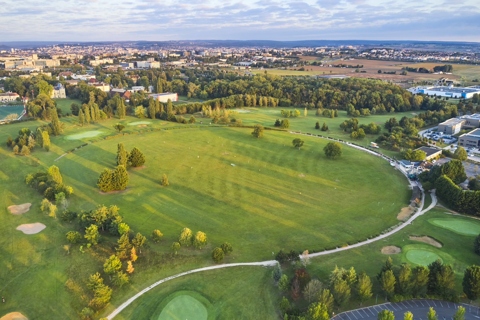 Golf Golf Bluegreen Quétigny Dijon à Quétigny Dijon - Vue aérienne du parcours