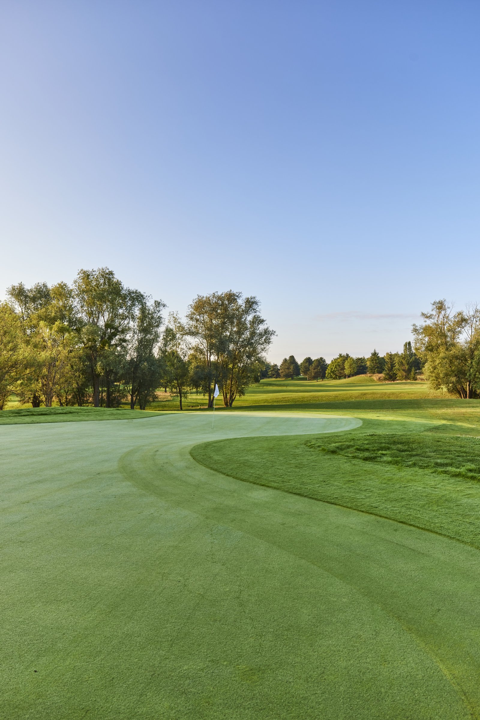 Golf Bluegreen Quétigny Dijon - Fairway et green du parcours