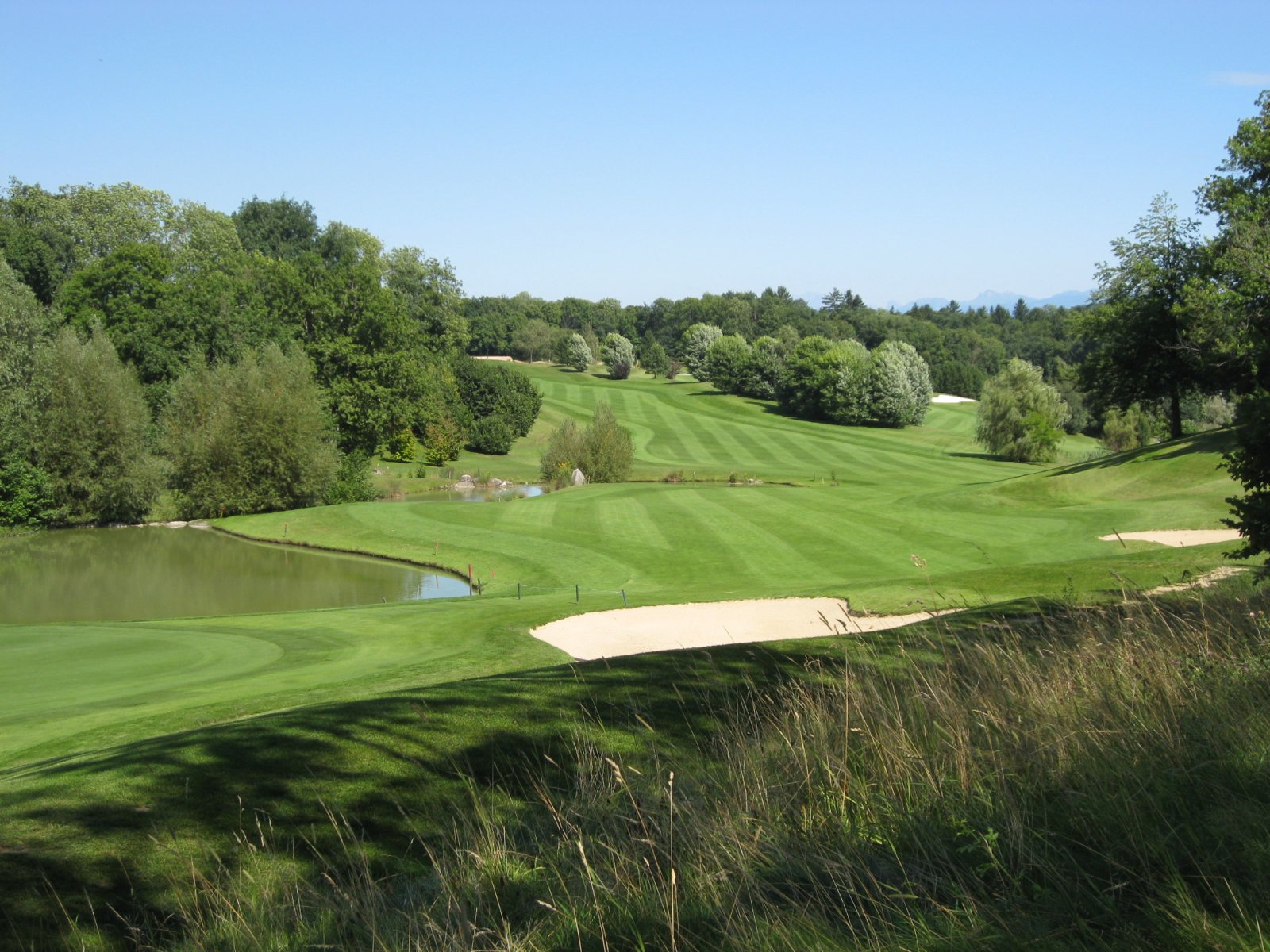 Golf de saint Claude - Panorama du parcours de golf
