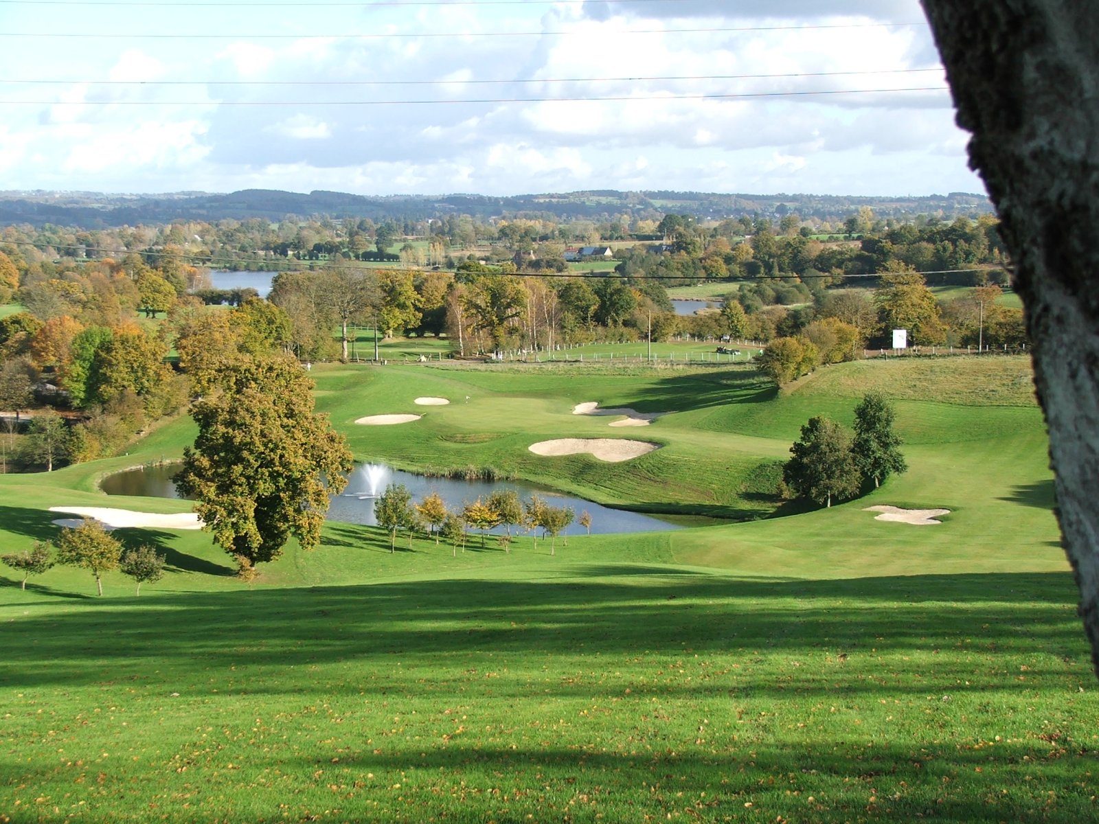 Golf de Vire la Dathee - Fairway et green du parcours