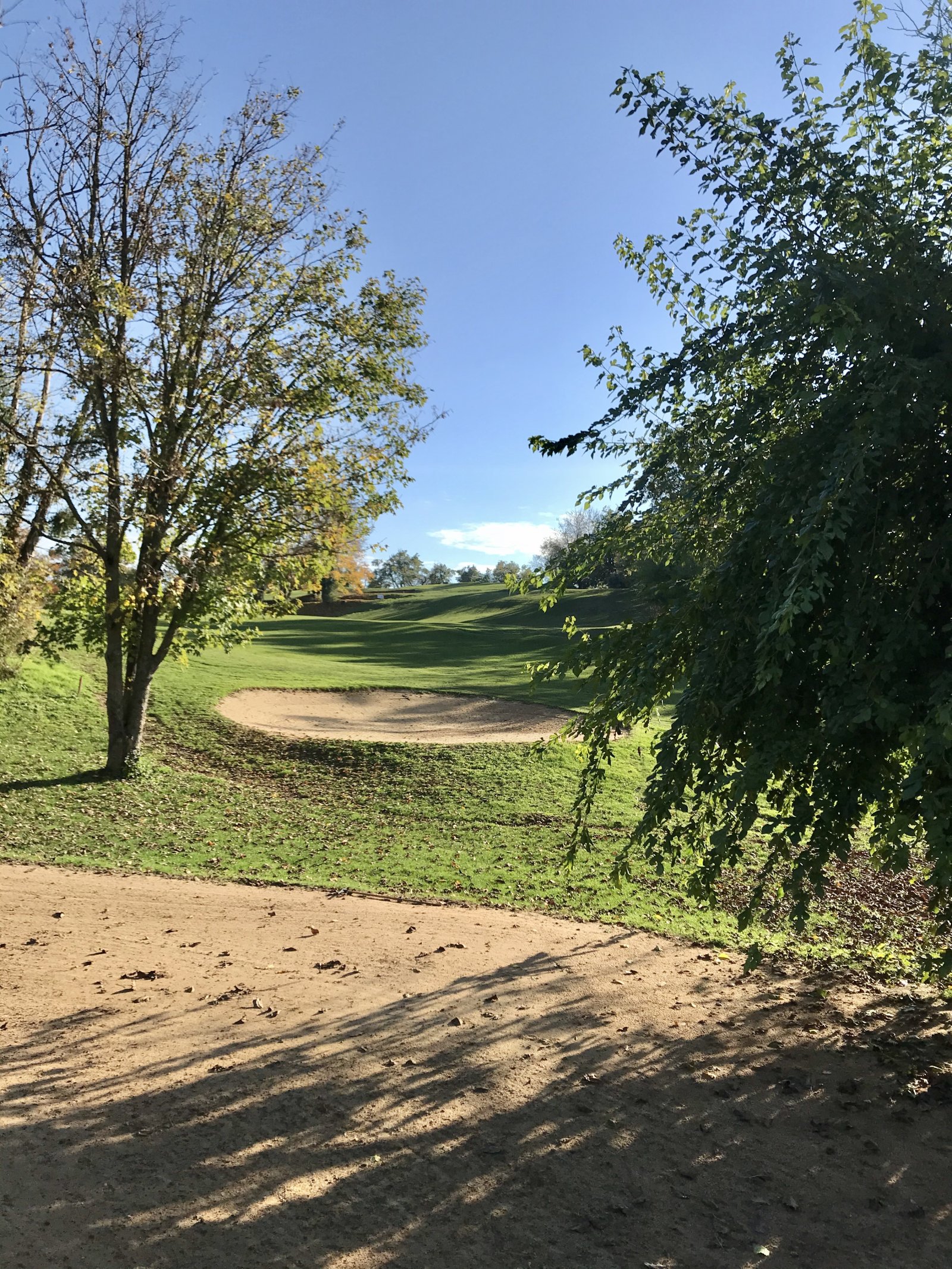 Golf des Chanalets Bourg les Valence - Fairway et green du parcours