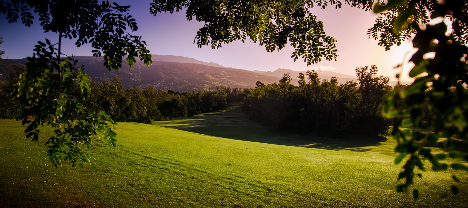 Golf du Bassin Bleu - Panorama du parcours de golf