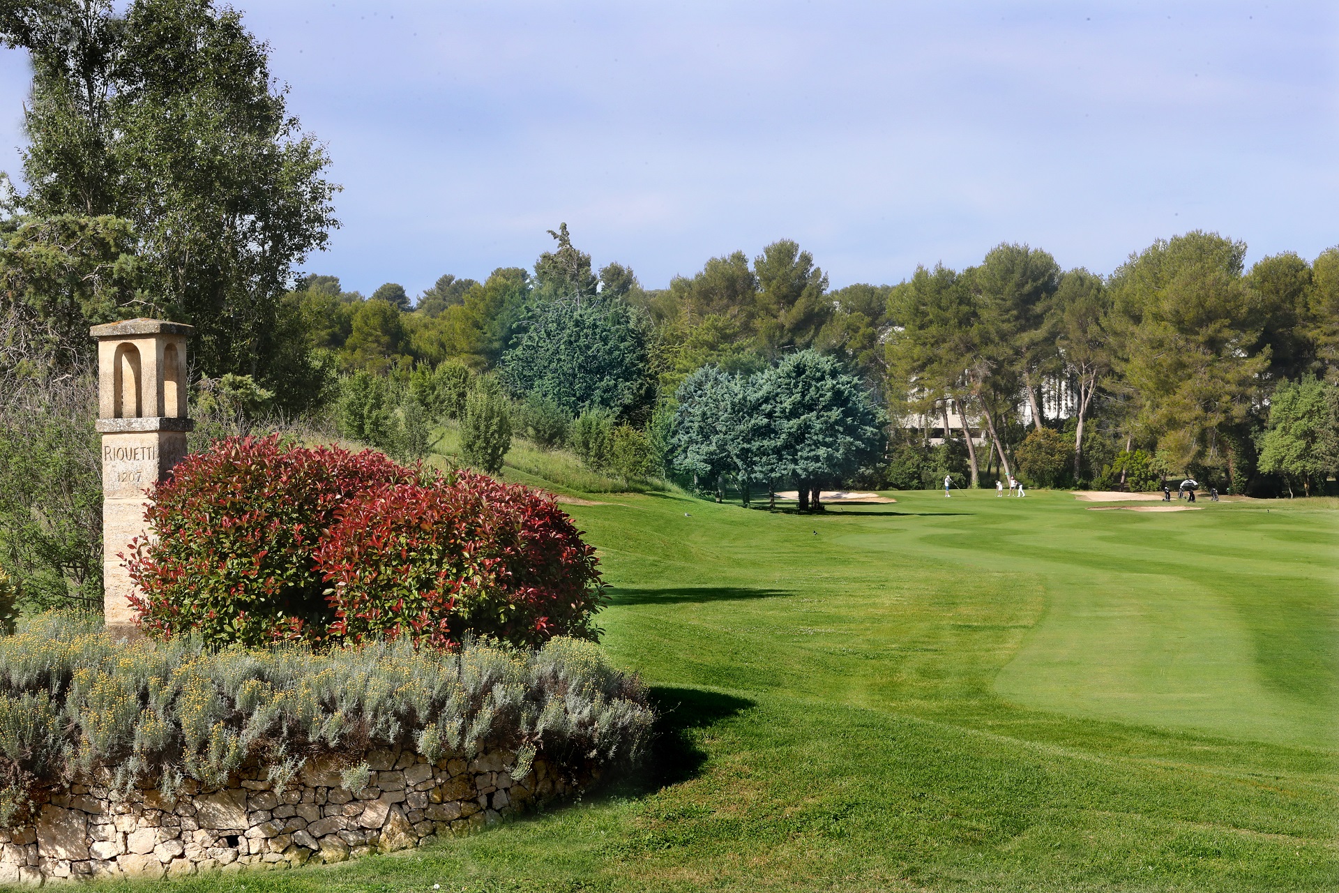 Golf Bouc Bel Air - Fairway et green du parcours