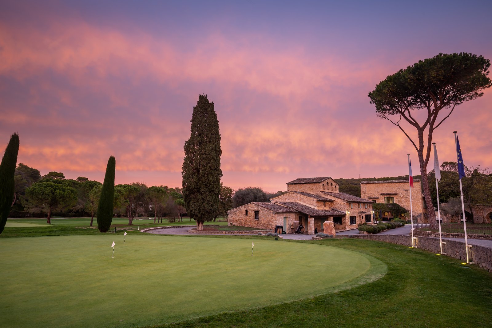 Golf Sophia Country Club - Fairway et green du parcours