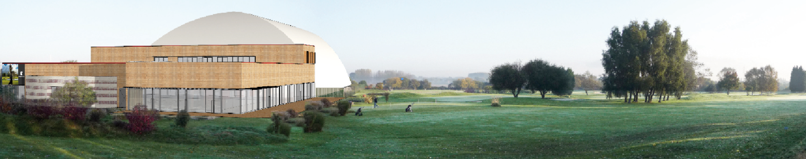 Inesis Golf Park - Fairway et green du parcours