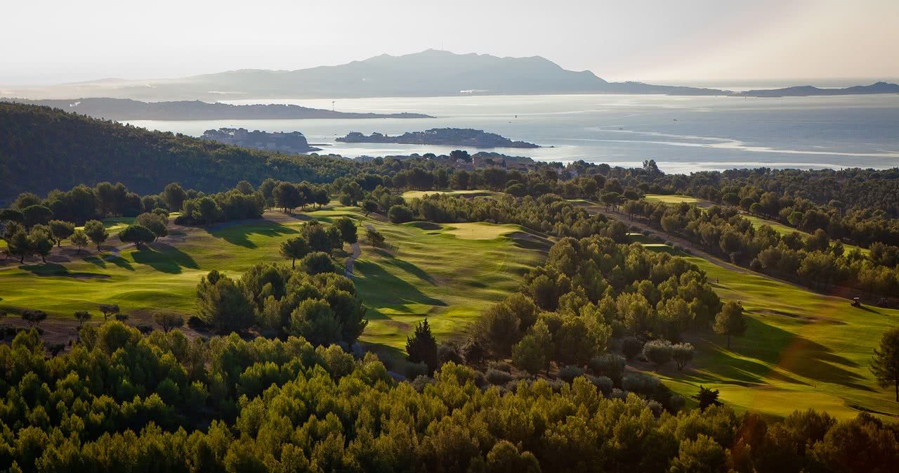 Practice de Loustau - Panorama du parcours de golf