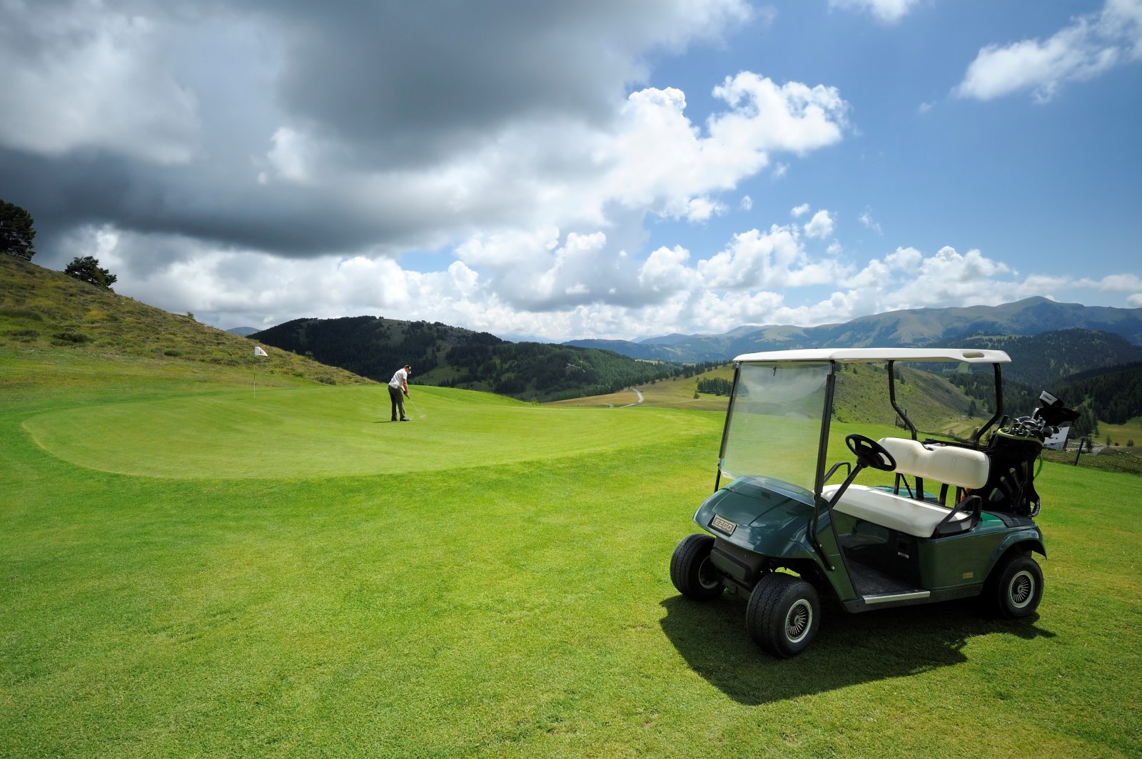 Valberg Golf Club - Green et bunkers